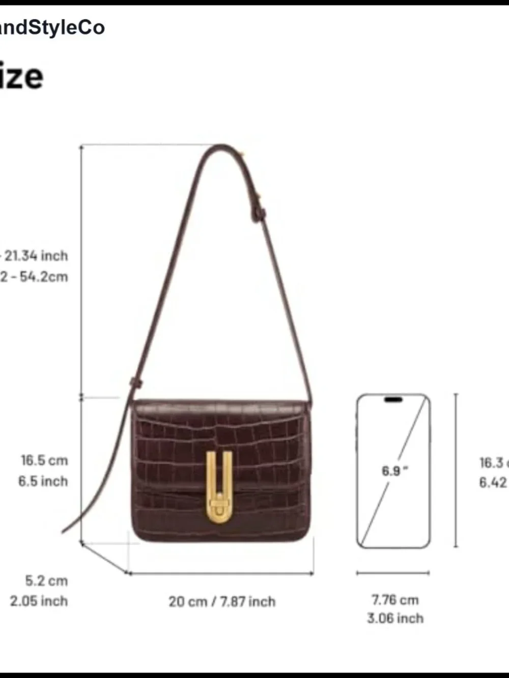 Pebbled Vegan Leather Shoulder Bag with Gold Hardware